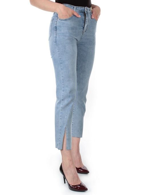 2351 BLUE Джинсы женские AMG JEANS (95% хлопок, 5% эластан)