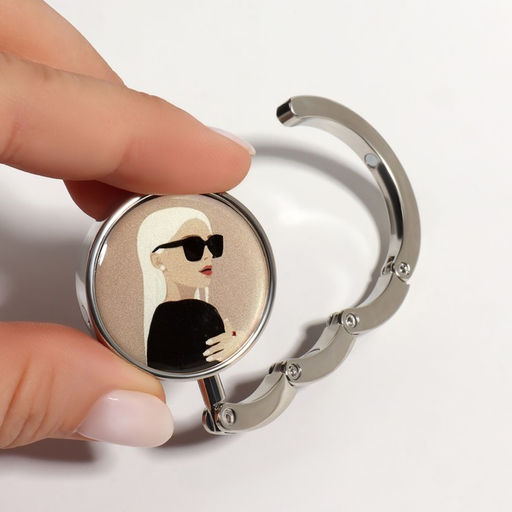 Крючок для сумки и зонта Блондинка, раскладной, 10 кг, d - 4,5 см - Queen fair фото 6