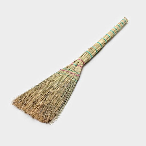 Веник 3-х лучевой 3-х прошивной «Сорго», 380 г, 90 см, нить