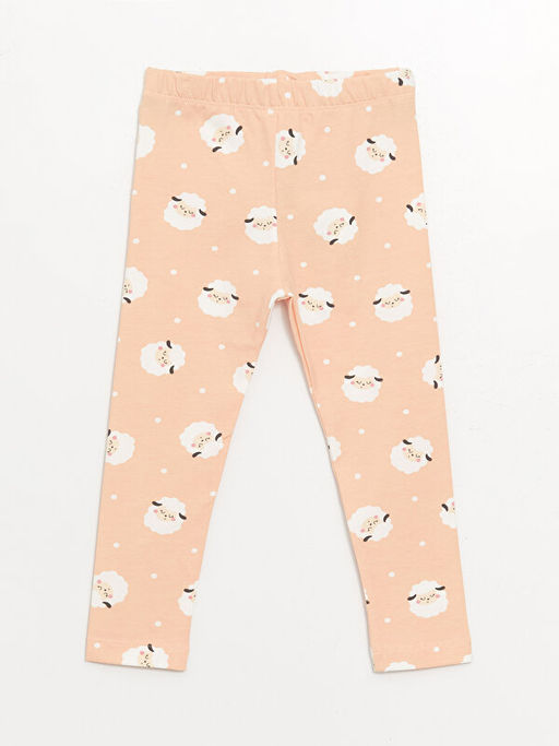 Beli Lastikli Bask?l? K?z Bebek Tayt 2li - Waikiki фото 2