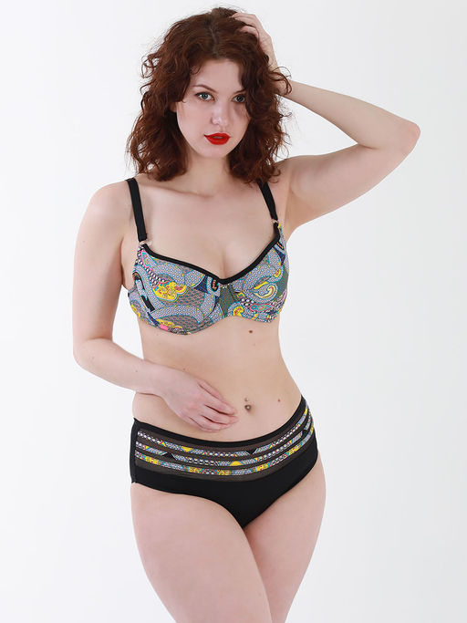 Купальник раздельный на большую грудь - Almond фото 2