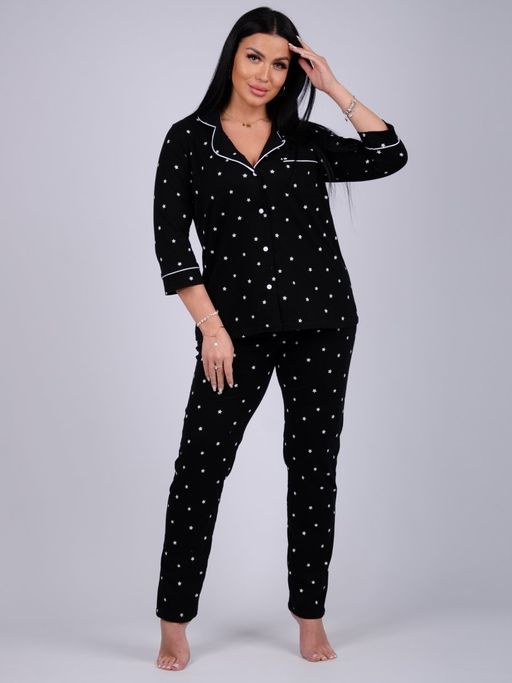 Пижама "Классика" звезды, трикотаж