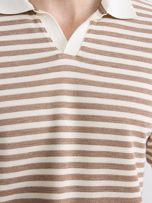 Polo Yaka ?izgili Erkek Ti??rt