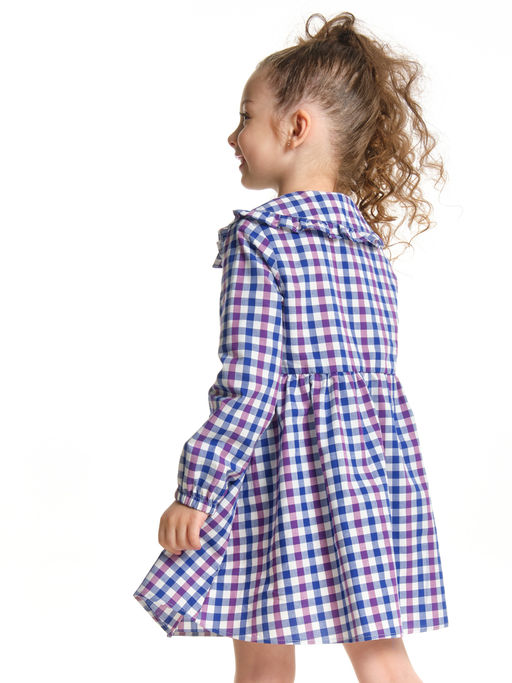 Платье в клетку UD 6140 син-черн клетка - Mini maxi фото 7