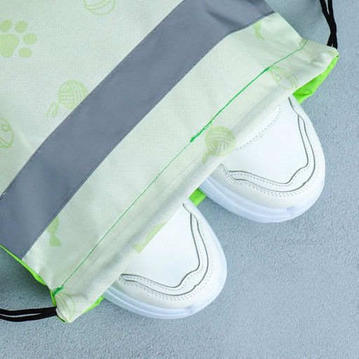 Сумка для обуви со светоотражающим элементом Забавный котёнок, 41х31 см - Artfox study фото 7