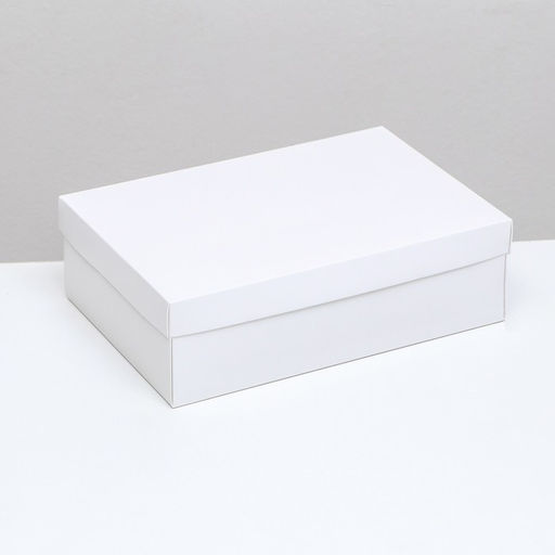 Цена за 5 шт. Коробка подарочная складная, упаковка, «Белая», 30×20×9 см