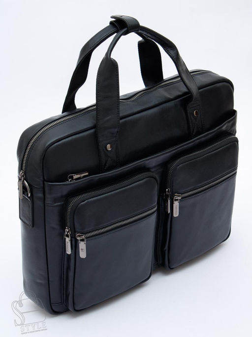 Портфель мужской кожаный 815XXL black Fuzhiniao