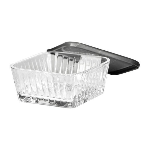 Набор из 4-х салатников FREZYA 225мл 98*98мм с крышкой - Pasabahce фото 2