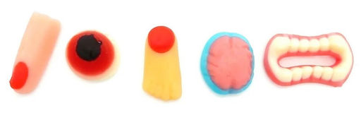 Мармелад жевательный "Части тела" (шоубокс - 75 шт.)