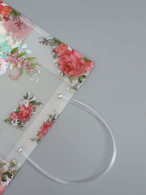 Пакет подарочный прозрачный , "Нежность" 30 х 26 х 12