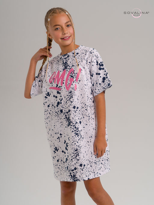 Платье Teen бум синий OMG - Sovalina фото 13