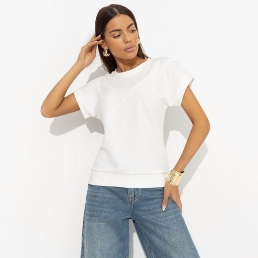 Футболка в рубчик Искусство строить глазки - Charutti фото 2