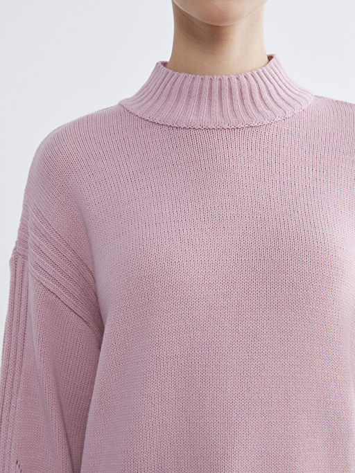 Yar?m Bal?k?? Yaka Kad?n Triko Tunik