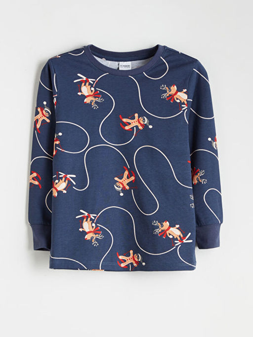 Y?lba?? Temal? Erkek ?ocuk Pijama ?st