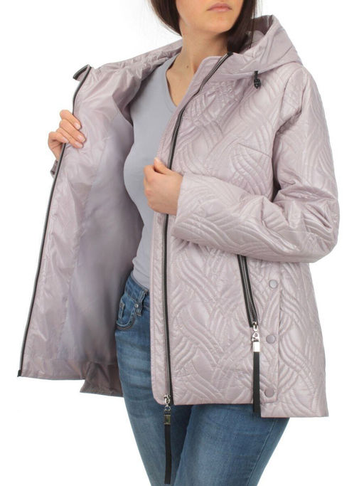 M8287 LILAC Куртка демисезонная женская (100 гр. синтепон) Maria - Фабричный китай фото 7