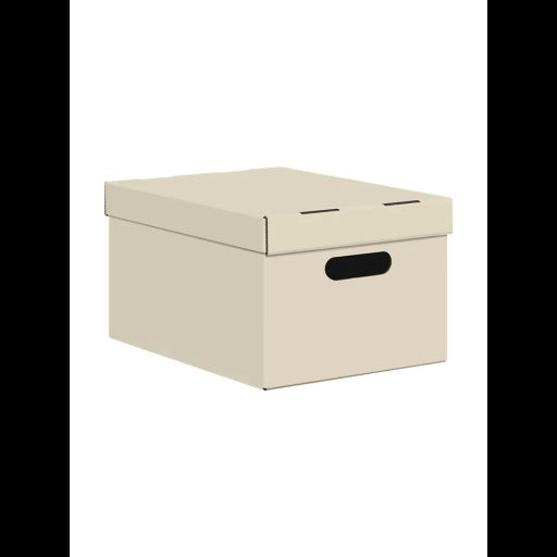 VAL KCTN-CB24 Короба картонные, 25*33*18.5 см, набор 16 шт., цвет бежевый, шт