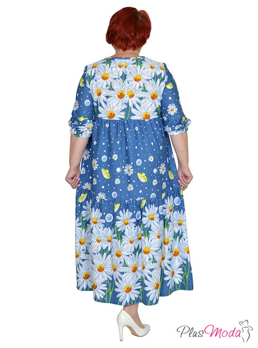 Платье Модель №1502 размеры 44-84 - Plusmoda фото 5