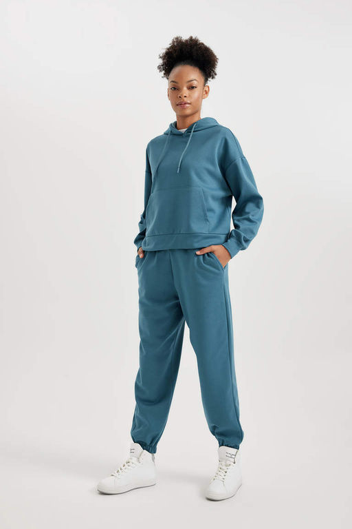 DeFactoFit Спортивные штаны свободного кроя Jogger из ткани для дайвинга и скубы фото 2