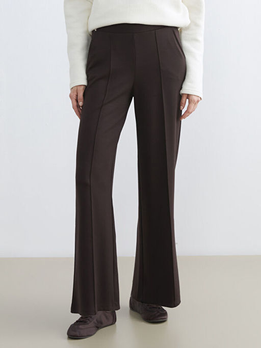 Standart Fit Geni? Pa?a Kad?n Pantolon