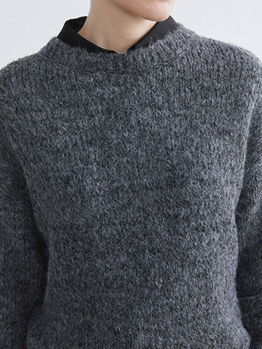 Bisiklet Yaka Kad?n Triko Kazak