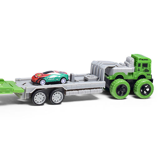 Машина "Перевозчик" ( цвет зеленый) в пакете