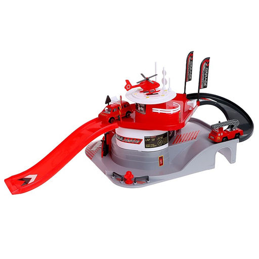 Парковка для машин Служба спасения, 2 уровня, вертолетная площадка - Simaland фото 3