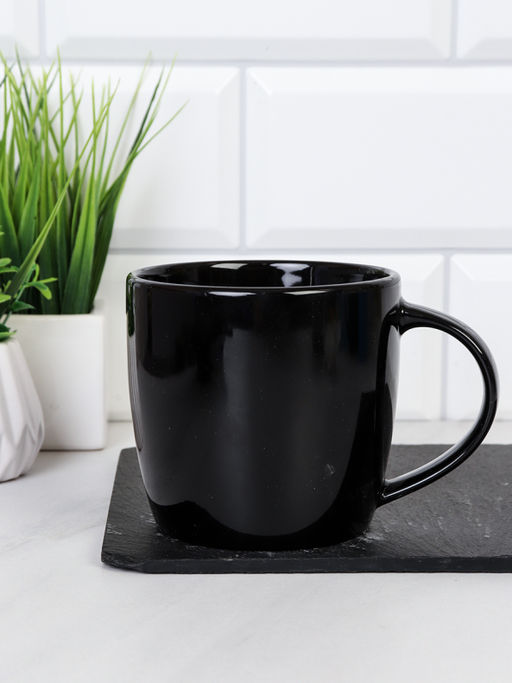 Кружка 400 мл / NQ-1263 Черная /уп 60/ ПРОМО АКЦИЯ