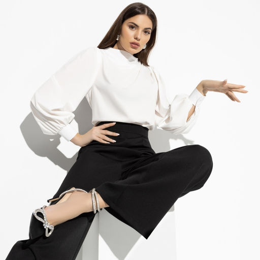 Блуза Модный флирт (chic white) - Charutti фото 6