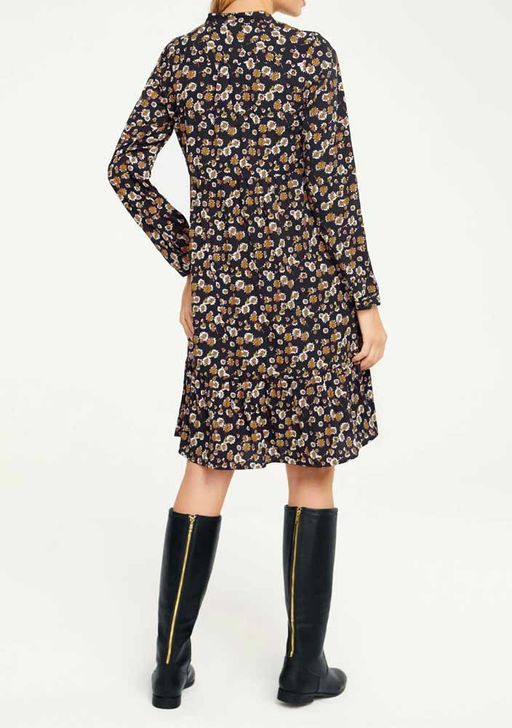 Платье, черно-пестрое - Linea tesini фото 4