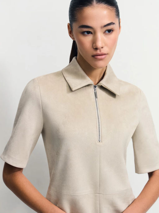 Платье мини из искусственной замши / Zarina