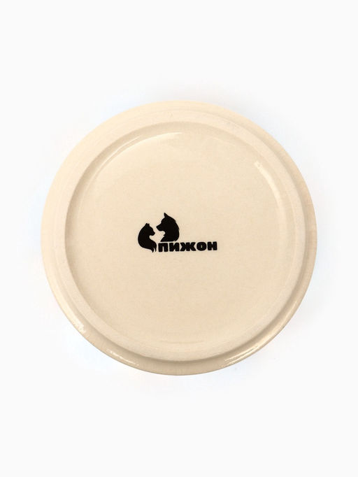 Миска керамическая Масляные полоски 180 мл - 10.510.54 см, бежевая - Пижон фото 6