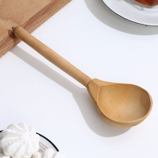 Цена за 2 шт. Ложка полубаская, вареная, цвет клён