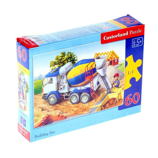 Castorland. Пазл 60 MIDI арт.B-06373 "Бетономешалка"