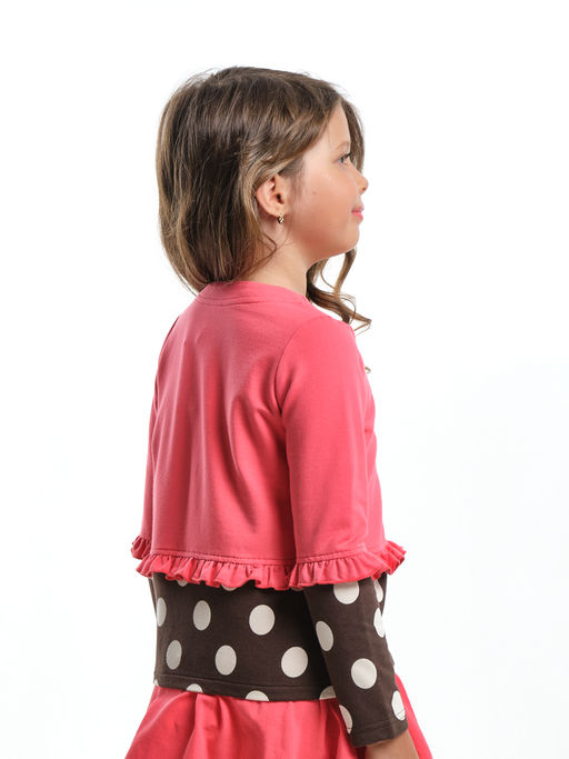 Джемпер на молнии UD 3839 коралловый - Mini maxi фото 2