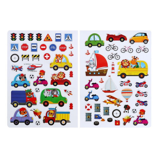 Книжка- игрушка Магнитный транспорт - Буква-ленд фото 6