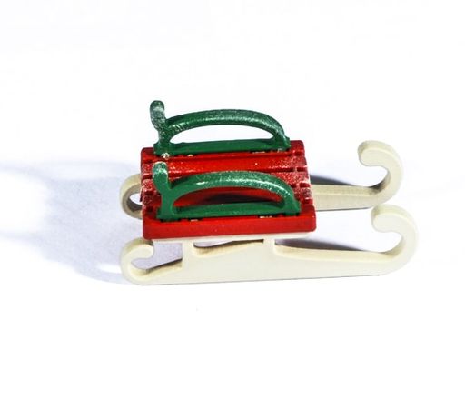 Маленькая елочная игрушка: Санки малые 3020 Classic - Idh фото 4