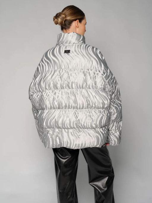 Куртка женская 12411-22047 silver - Eleganzza фото 3
