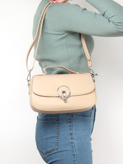 Сумка женская искусственная кожа Ch&K-5661, 1отд, плечевой ремень, бежевый SALE 260450 - Adelia фото 10