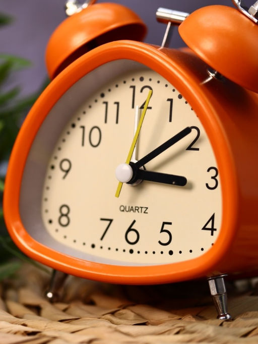 Часы-будильник "Time buddy", orange (12,5х9,5 см)