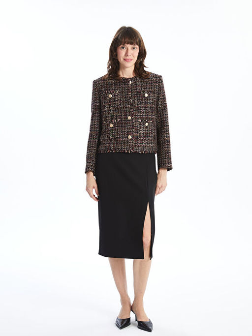 Beli Fermuarl? Kad?n Kalem Etek