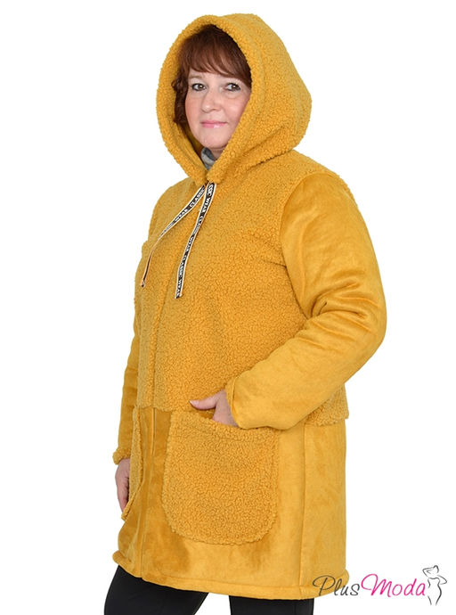 Куртка-пальто Модель №679 размеры 44-84 - Plusmoda фото 5