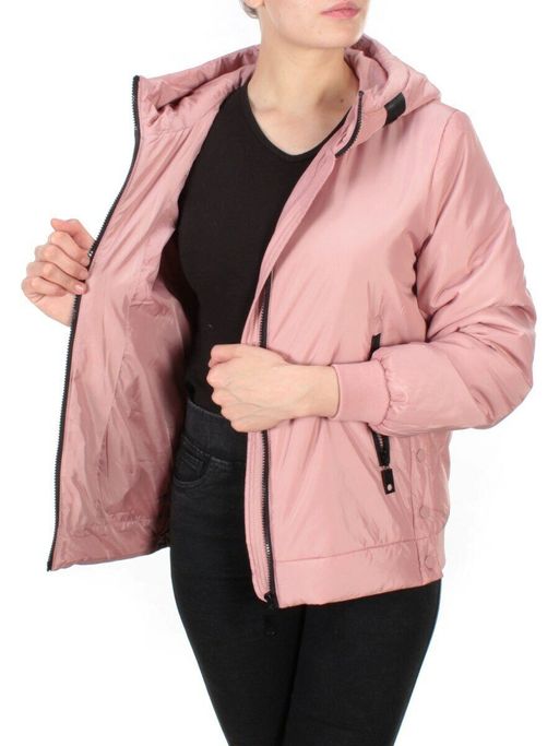 9357 PINK Куртка демисезонная женская RIKA (100 гр. синтепон) - Fashion фото 9