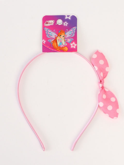 Ободок для волос «Бантик» розовый, Винкс
