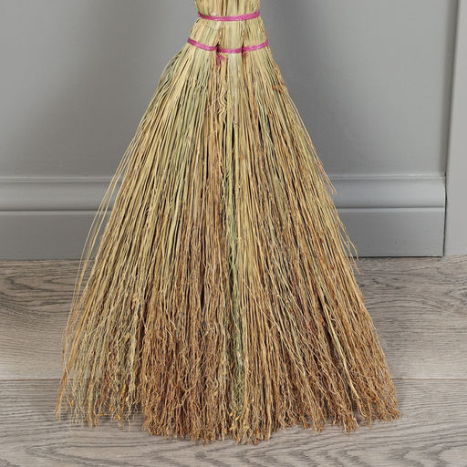 Веник 3-х лучевой «Сорго», малый, с петлей, 220 г, 60 см, нить