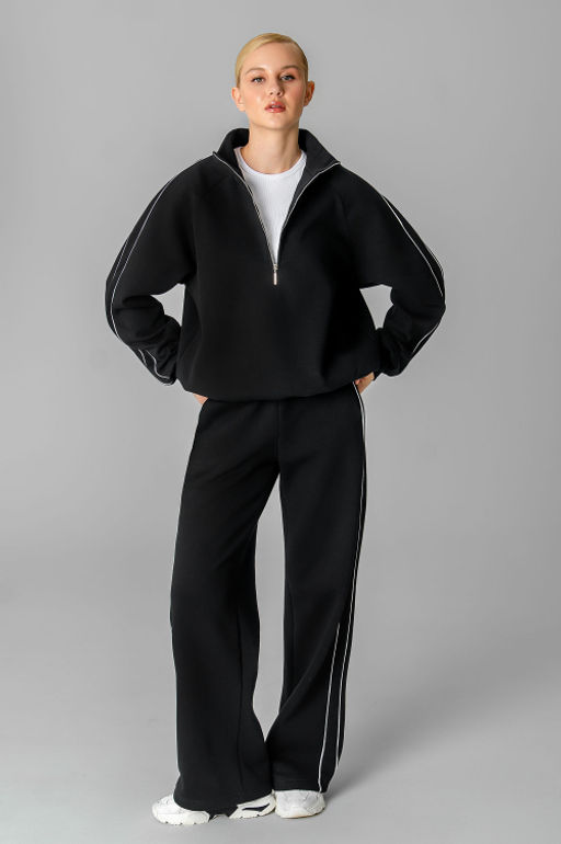 Арт. 2914 Костюм с начесом женский 44-52 (5 шт) Цвет:черный