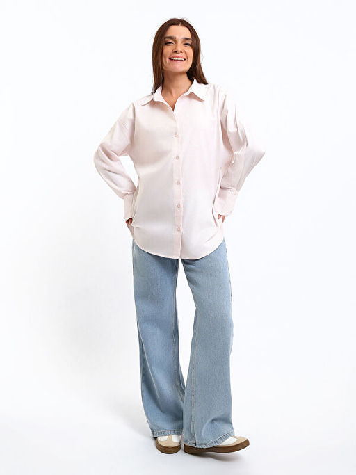 Oversize Oxford Kad?n G?mlek