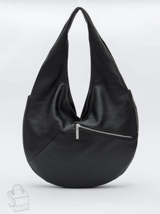 Сумка женская кожаная 1101-1MP black Polina&Eiterou