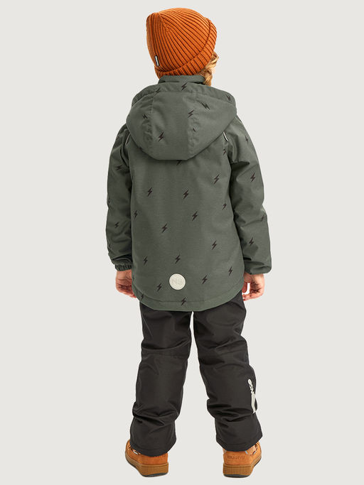 Костюм 7м0926 хаки/черный