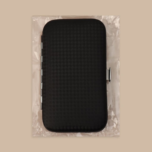 Набор маникюрный, 5 предметов, в футляре, цвет чёрный - Queen fair фото 8