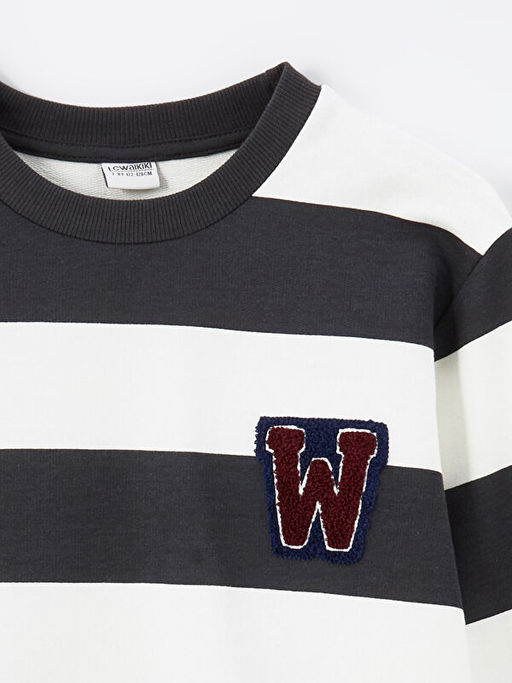 Bisiklet Yaka Erkek ?ocuk Sweatshirt - Waikiki фото 2